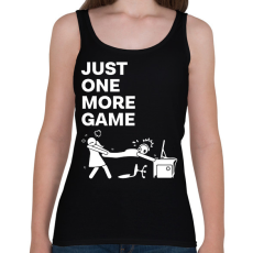 PRINTFASHION Just one more game - Női atléta - Fekete