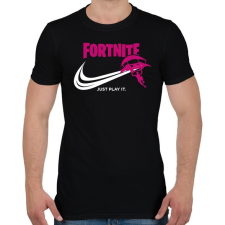 PRINTFASHION Just Play it! - Férfi póló - Fekete férfi póló