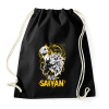 PRINTFASHION Just Saiyan - Sportzsák, Tornazsák - Fekete