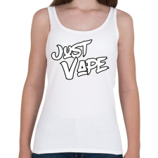 PRINTFASHION Just Vape - Női atléta - Fehér női trikó