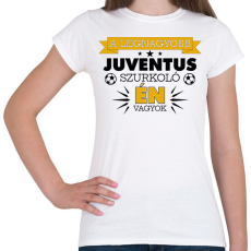 PRINTFASHION Juventus szurkoló - Női póló - Fehér