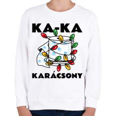 PRINTFASHION KA-KA KARÁCSONY - Gyerek pulóver - Fehér
