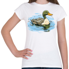 PRINTFASHION Kacsa - Női póló - Fehér női póló