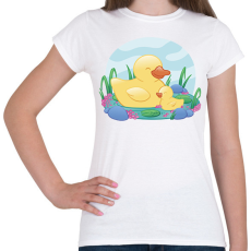 PRINTFASHION Kacsák - Női póló - Fehér