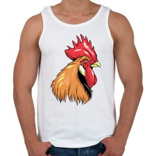 PRINTFASHION Kakas  - Férfi atléta - Fehér atléta, trikó