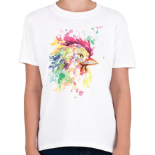 PRINTFASHION Kakas vízfesték - Gyerek póló - Fehér gyerek póló