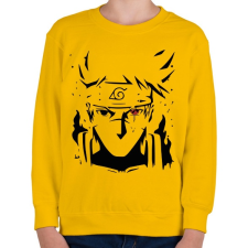 PRINTFASHION Kakashi fekete - Gyerek pulóver - Sárga gyerek pulóver, kardigán