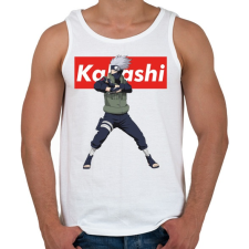 PRINTFASHION Kakashi Hatake - Férfi atléta - Fehér atléta, trikó