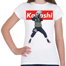 PRINTFASHION Kakashi Hatake - Női póló - Fehér női póló