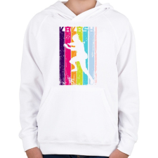 PRINTFASHION Kakashi karakter - Gyerek kapucnis pulóver - Fehér gyerek pulóver, kardigán