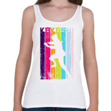 PRINTFASHION Kakashi karakter - Női atléta - Fehér női trikó