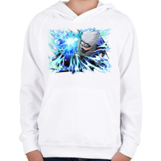 PRINTFASHION Kakashi Kirin - Gyerek kapucnis pulóver - Fehér