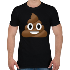 PRINTFASHION kaki emoji - Férfi póló - Fekete
