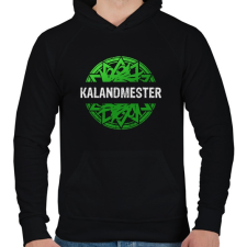PRINTFASHION Kalandmester - Goth kör (Zöld) - Férfi kapucnis pulóver - Fekete férfi pulóver, kardigán