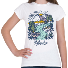 PRINTFASHION Kalandor - Női póló - Fehér