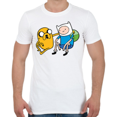 PRINTFASHION kalandra fel - Férfi póló - Fehér