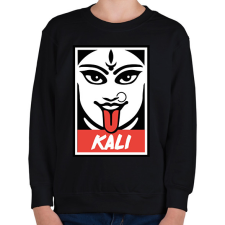 PRINTFASHION Kali - Gyerek pulóver - Fekete gyerek pulóver, kardigán