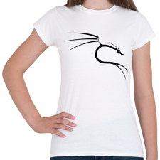 PRINTFASHION Kali linux black - Női póló - Fehér női póló