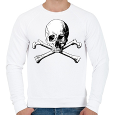 PRINTFASHION Kaloz Mintázat - Férfi pulóver - Fehér