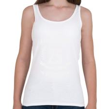 PRINTFASHION kamasz-25-white - Női atléta - Fehér női trikó