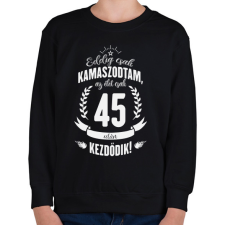 PRINTFASHION kamasz-45-white - Gyerek pulóver - Fekete gyerek pulóver, kardigán