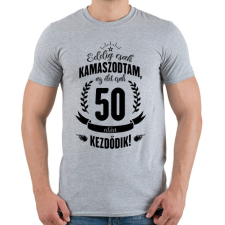 PRINTFASHION kamasz-50-black - Férfi póló - Sport szürke férfi póló