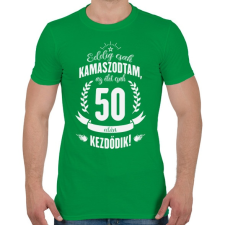 PRINTFASHION kamasz-50-white - Férfi póló - Zöld férfi póló