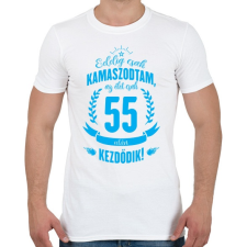 PRINTFASHION kamasz-55-cyan - Férfi póló - Fehér férfi póló