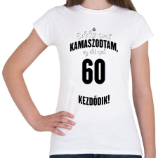 PRINTFASHION kamasz-60-black-white - Női póló - Fehér női póló
