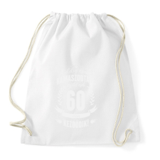 PRINTFASHION kamasz-60-white - Sportzsák, Tornazsák - Fehér tornazsák