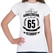 PRINTFASHION kamasz-65-black - Női póló - Fehér női póló