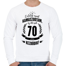 PRINTFASHION kamasz-70-black - Férfi pulóver - Fehér férfi pulóver, kardigán