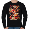 PRINTFASHION Kamehamehaa - Férfi pulóver - Fekete