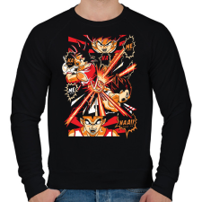 PRINTFASHION Kamehamehaa - Férfi pulóver - Fekete férfi pulóver, kardigán
