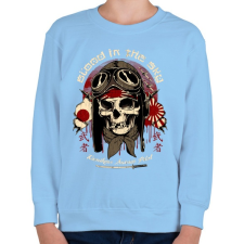 PRINTFASHION Kamikaze - Gyerek pulóver - Világoskék gyerek pulóver, kardigán