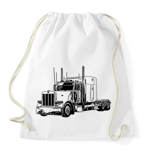 PRINTFASHION kamion - Sportzsák, Tornazsák - Fehér tornazsák