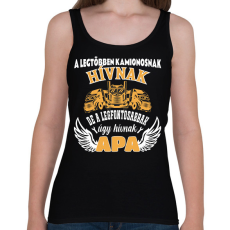 PRINTFASHION Kamionos apa - Női atléta - Fekete