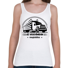 PRINTFASHION Kamionos iroda - Női atléta - Fehér