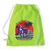 PRINTFASHION Kamionos lány - Sportzsák, Tornazsák - Limezöld