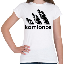 PRINTFASHION Kamionos - Női póló - Fehér női póló