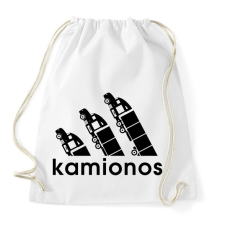 PRINTFASHION Kamionos - Sportzsák, Tornazsák - Fehér tornazsák
