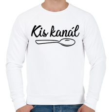 PRINTFASHION Kanál páros - kis kanál 1 - Férfi pulóver - Fehér