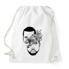 PRINTFASHION Kanye West - Sportzsák, Tornazsák - Fehér tornazsák