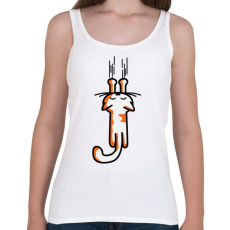 PRINTFASHION Kapaszkodom!  - Női atléta - Fehér