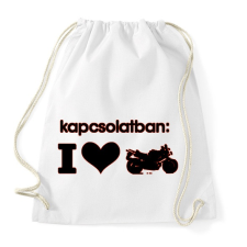 PRINTFASHION KAPCSOLATBAN - Sportzsák, Tornazsák - Fehér tornazsák
