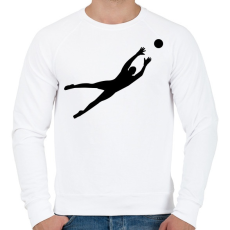 PRINTFASHION Kapus 2 - Férfi pulóver - Fehér