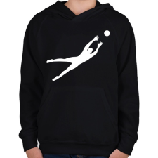 PRINTFASHION Kapus - Gyerek kapucnis pulóver - Fekete gyerek pulóver, kardigán