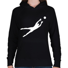 PRINTFASHION Kapus - Női kapucnis pulóver - Fekete