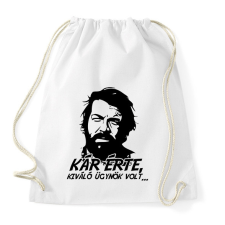 PRINTFASHION Kár érte, kiváló ügynök volt - Sportzsák, Tornazsák - Fehér tornazsák