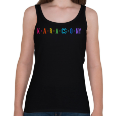 PRINTFASHION KARÁCSONY3 - Női atléta - Fekete
